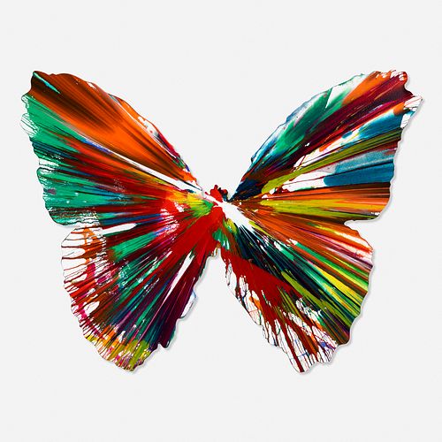 Damien Hirst, Butterfly Spin Painting