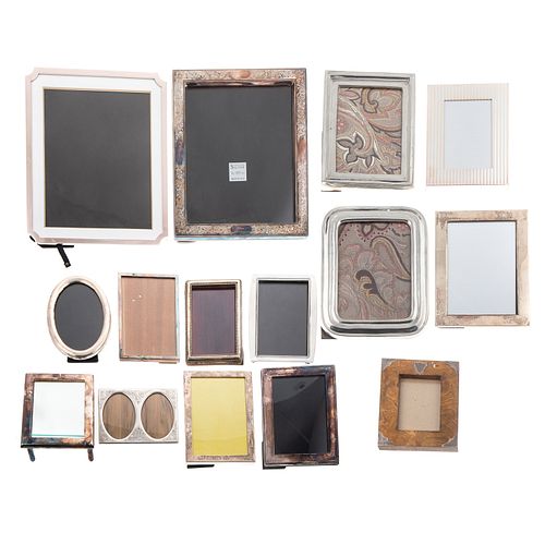 Collection Sterling, Plated & Other Photo Frames
