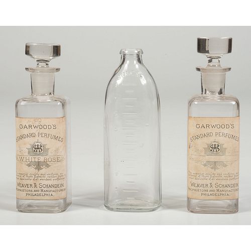 A Pair of Garwood's Standard Perfumes Bottles, Philadelphia