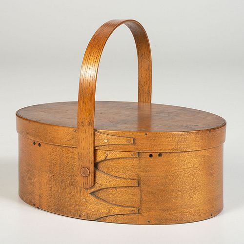 A Shaker Bentwood Sewing Box