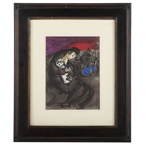 Marc Chagall. "Weeping of Jeremiah," lithograph