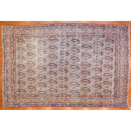 Antique Lavar Kerman Rug, Persia, 8.9 x 13.5
