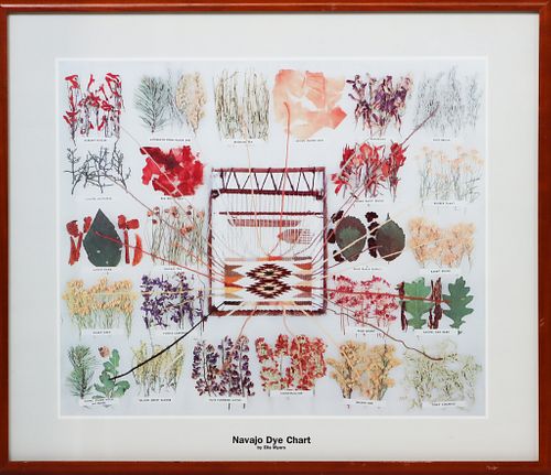 Navajo Dye Chart by Ella Myers
