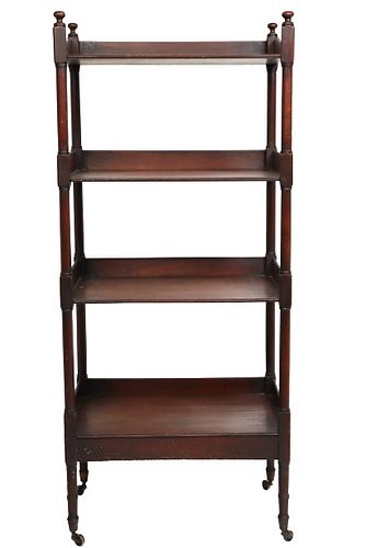 Antique English Four-Tiered Etagere