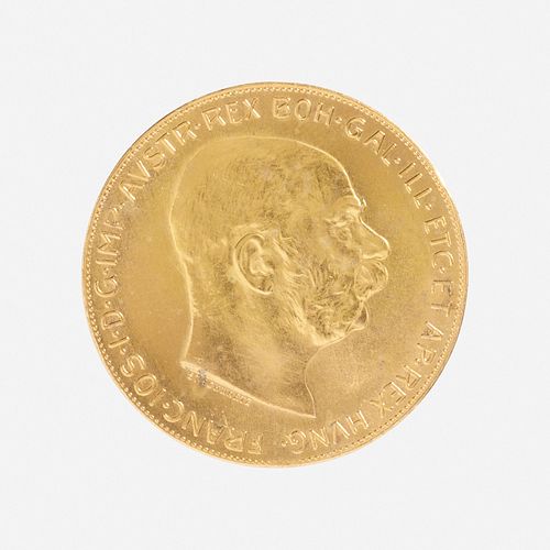Austria 1915 100 Corona Restrike Gold Coin