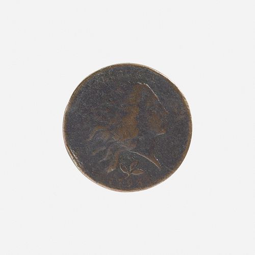 U.S. 1793 Wreath Vine and Bars 1C Coin