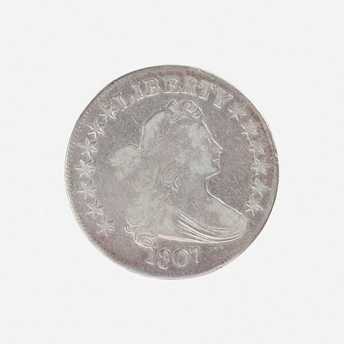 U.S. 1807 Draped Bust 50C Coin