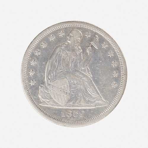 U.S. 1859-O Seated Liberty $1 Coin