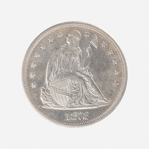 U.S. 1872 Seated Liberty $1 Coin