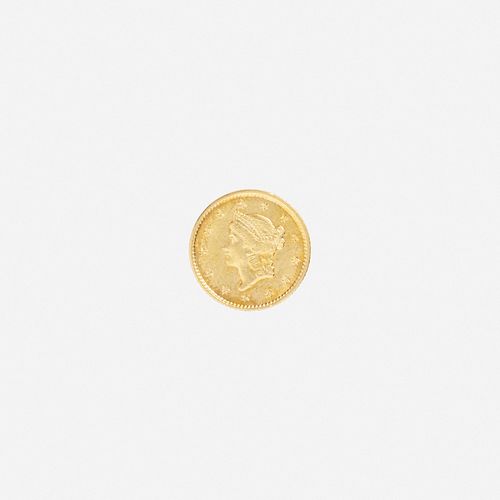 U.S. 1852 Liberty $1 Gold Coin