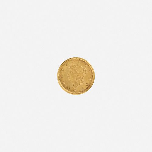 U.S. 1853 Liberty $1 Gold Coin