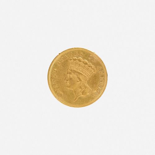 U.S. 1856-S $3 Gold Coin