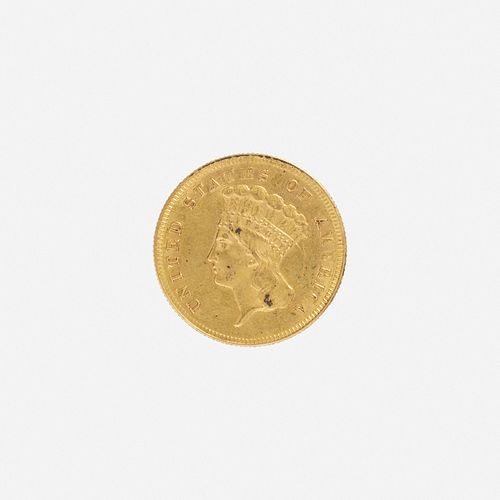 U.S. 1868 $3 Gold Coin