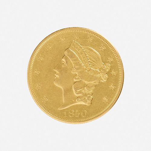U.S. 1850-O Liberty $20 Gold coin