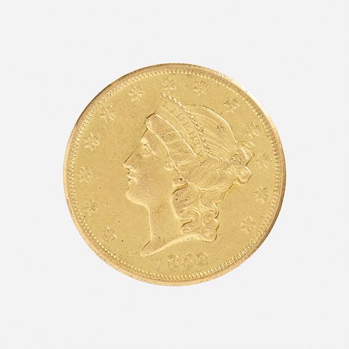 U.S. 1852-O Liberty $20 Gold Coin