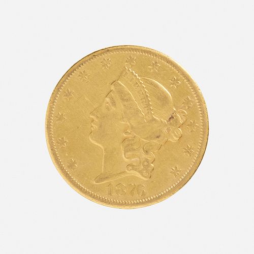 U.S. 1876-CC Liberty $20 Gold Coin
