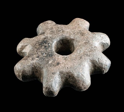 Inca Stone Star-Shaped Mace Head