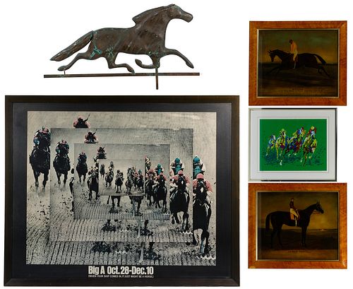 Horse Racing Themed Object Assortment