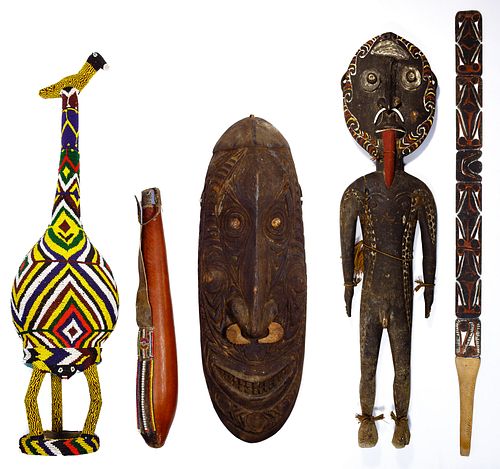 African Decorative Object Assortment