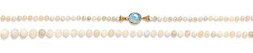 * A Collection of Yellow Gold and Opal Jewelry, 34.50 dwts.