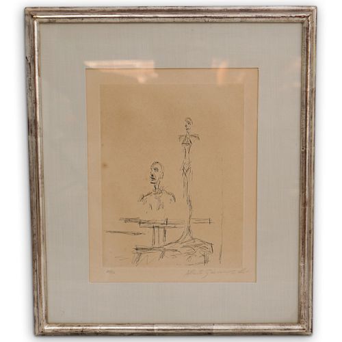 Alberto Giacometti (Swiss, 1901-1966) Signed Engraving