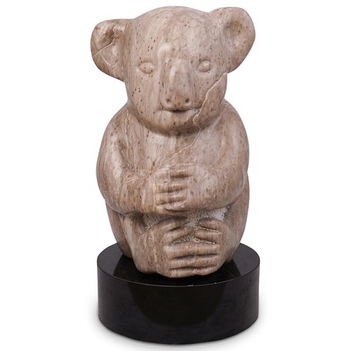 Mid-Century Koala Marble Sculpture