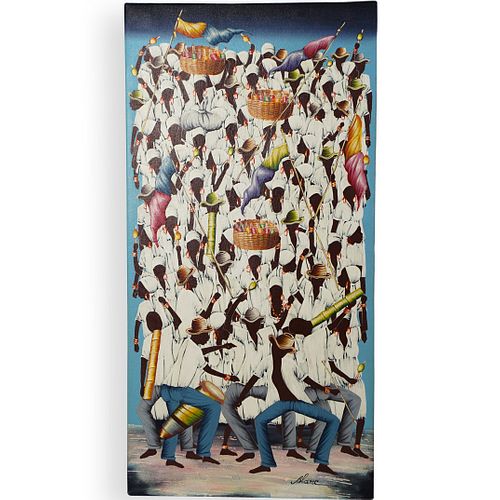 Jean Claude Blanc (Haitian. XX) Oil On Canvas