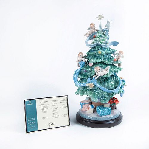Lladro Porcelain Figurine, Great Christmas Tree 01008477