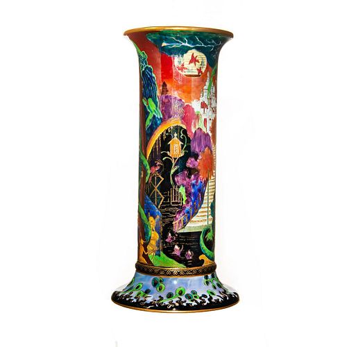 Wedgwood Fairyland Lustre Vase, Torches