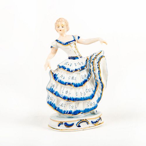Vintage German Porcelain Figurine, Lady Dancer