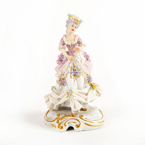 Vintage Italian Porcelain Lady Figurine