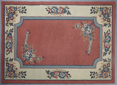 Machine Made Oriental Carpet, 6' 7 x 9' 3.