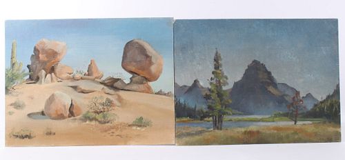Lily Tolpo Two Medicine 1958, Desert Balanced Rock