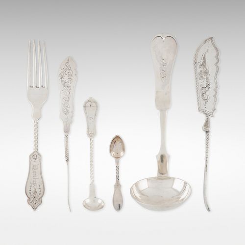 19th Century, Large collection of spoons of Ohio interest
