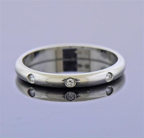 Cartier Platinum Diamond Band Ring