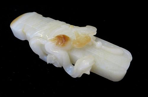 18th/19th C. White Jade Carving