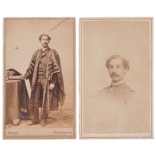 Anderson Ruffin Abbott Pair of CDVs, Incl. Brady, circa 1863-1865