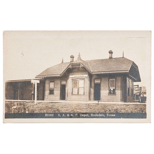 San Antonio and Aransas Pass Railway, Rockdale, Texas, circa 1910
