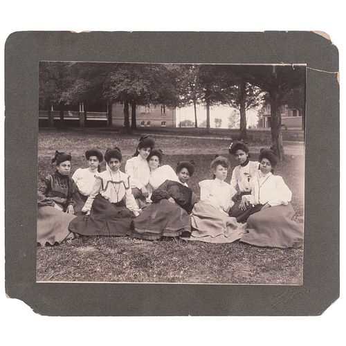 Talladega College Coeds Oversize Photograph, circa 1905