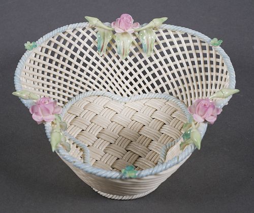 BELLEEK Masterpiece Collection Trefoil Basket