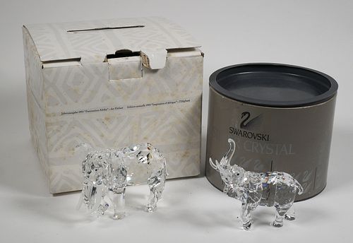 Swarovski Crystal Figurines MOTHER ELEPHANT
