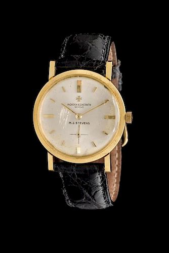 A Yellow Gold Wristwatch, Vacheron & Constantin,