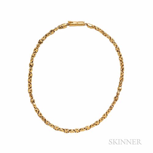 Gold Chain, 14.6 dwt, lg. 15 in.