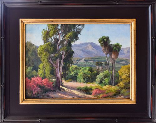 LAURA WAMBSGANS, "Ventura View," Oil on panel