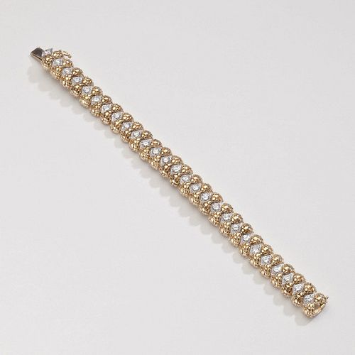 Tiffany & Co. Gold & Diamond Bracelet