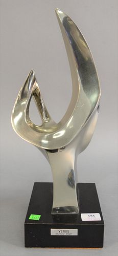 Seymour Meyer (American, 1914-2004), Venus, polished Mid-century bronze, signed and numbered '9/9' on the revolving base, ht. 18 1/2".