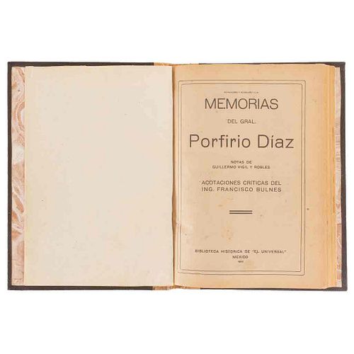 Vigil y Robles, Guillermo. Rectificaciones y Aclaraciones a las Memorias del Gral. Porfirio Díaz. México, 1922.