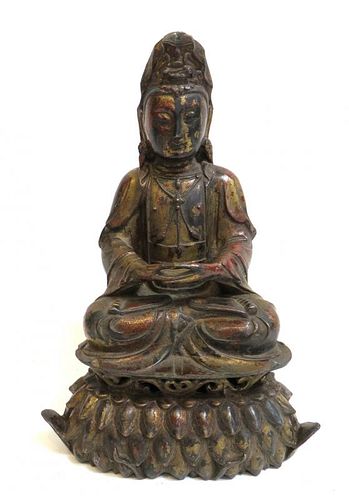 18th C. Bronze Buddha