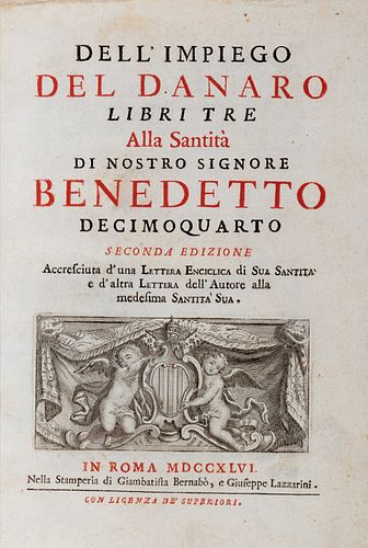 Maffei, Scipione - Three books on the use of money