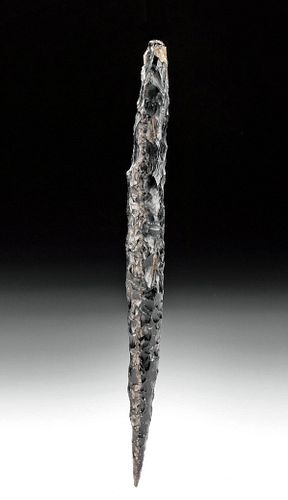 Colima Obsidian Spear Head